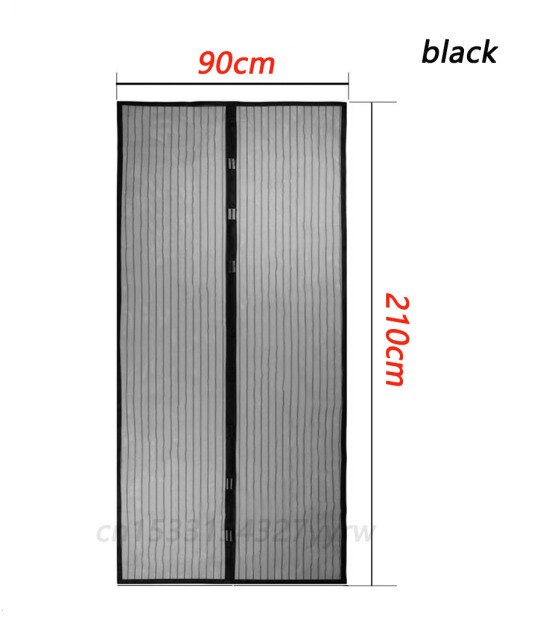Black 90x210cm