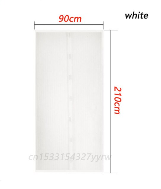 White 90x210cm