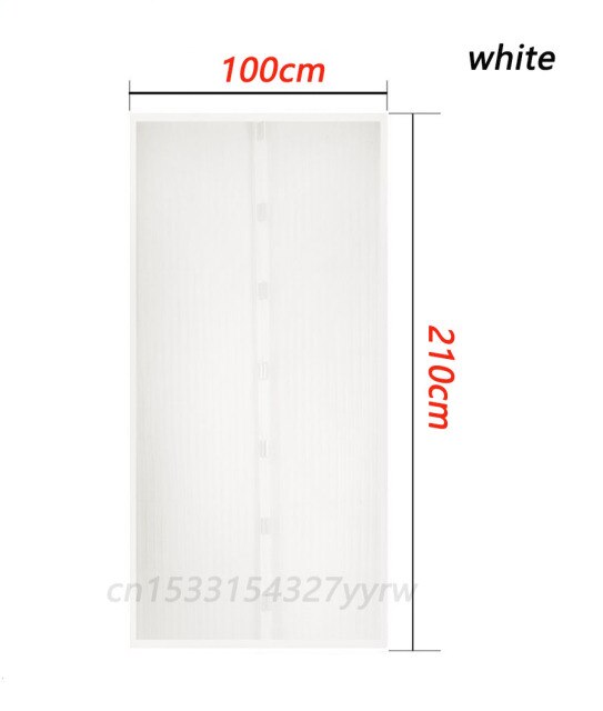 White 100x210cm