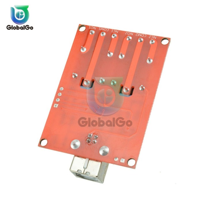 Modulo Rel&egrave; USB 5V 2 Canali Programmabile Per PC E Smart Home (compatibile Universale)
