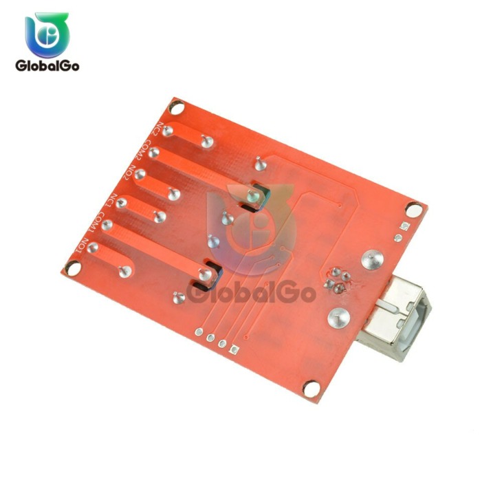 3pz Controllo Computer Programmabile 2 Canali 5V Relè USB per 3pz Controllo Computer Programmabile 2 Canali 5V Relè USB per