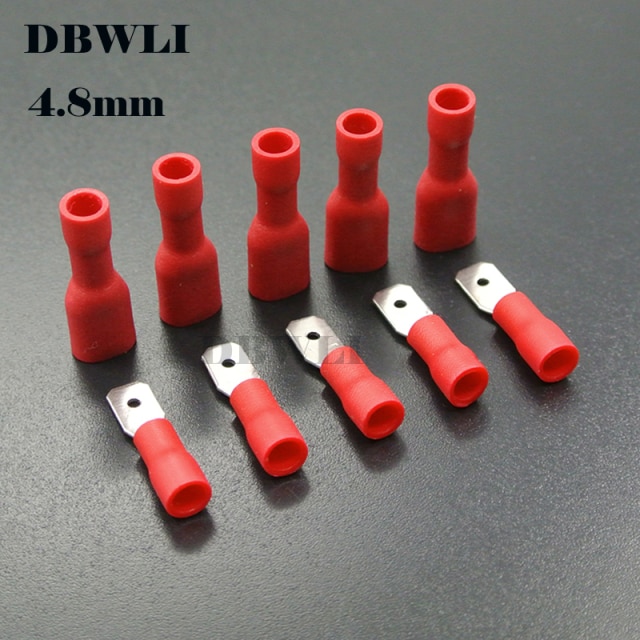 4.8mm red 50pairs