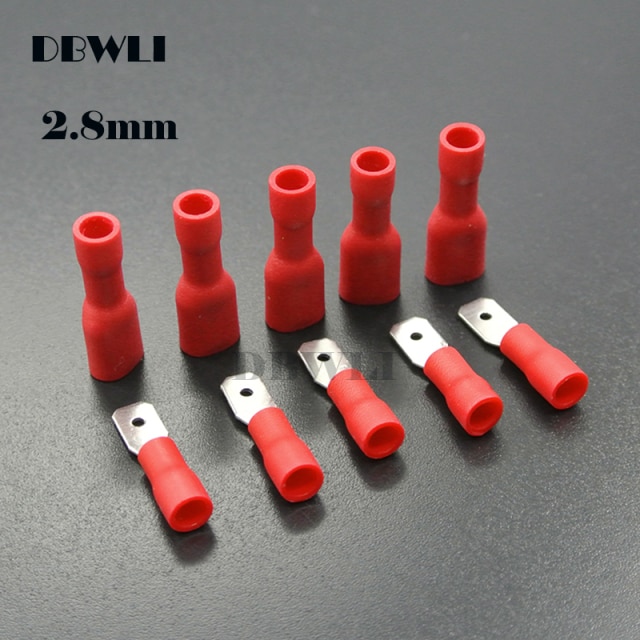 2.8mm Red 50pairs