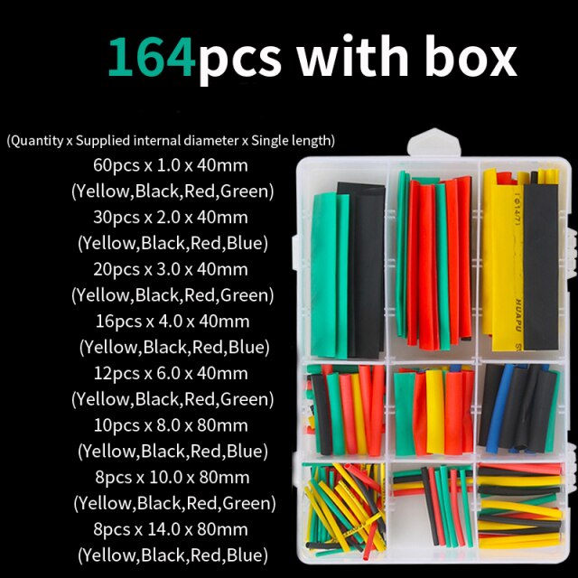 164pcs with box