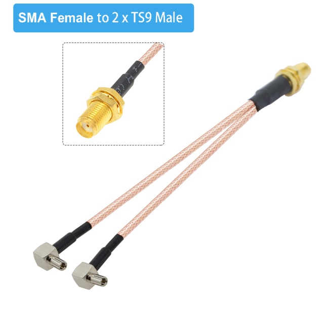 SMA F to 2xTS9