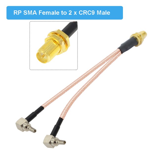 RPSMA F to 2xCRC9