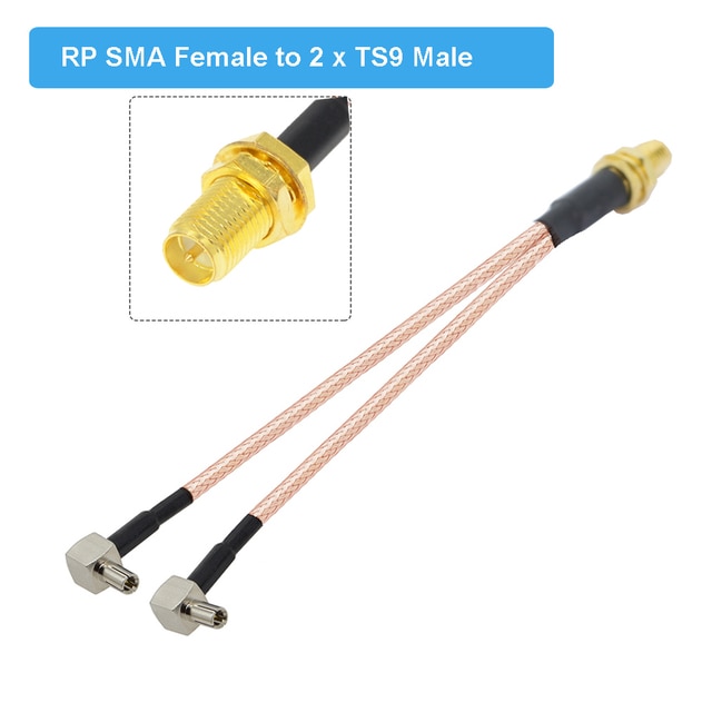 RPSMA F to 2xTS9