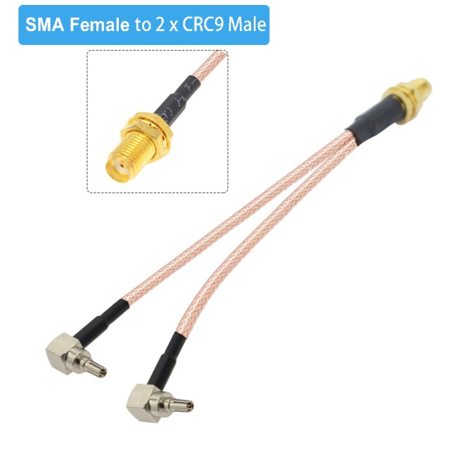 SMA F to 2xCRC9