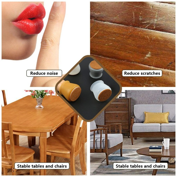 -Link Silicon Bútor Láb Védelme Cover Table Feet Pad Padlóvédő A Szék Lábszár Padló Csúszásgátló Asztal Lábakhoz