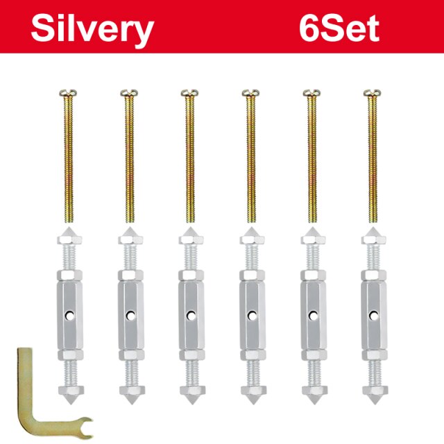 Silvery 6 Paires