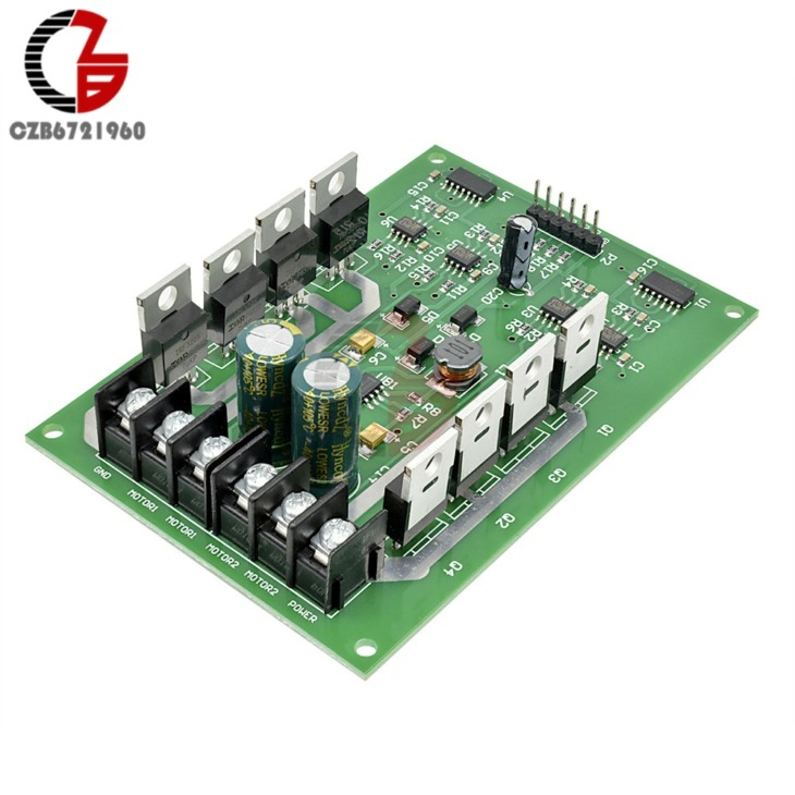 Dual-DC-Motor-Driver-Board-H-Bridge-PWM-DC-Motor-Drive-Module-MOSFET-IRF3205-12V-24V