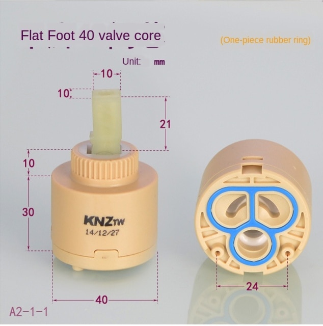 Flat foot 40 spool