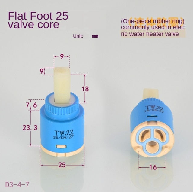 Flat foot 25 spool