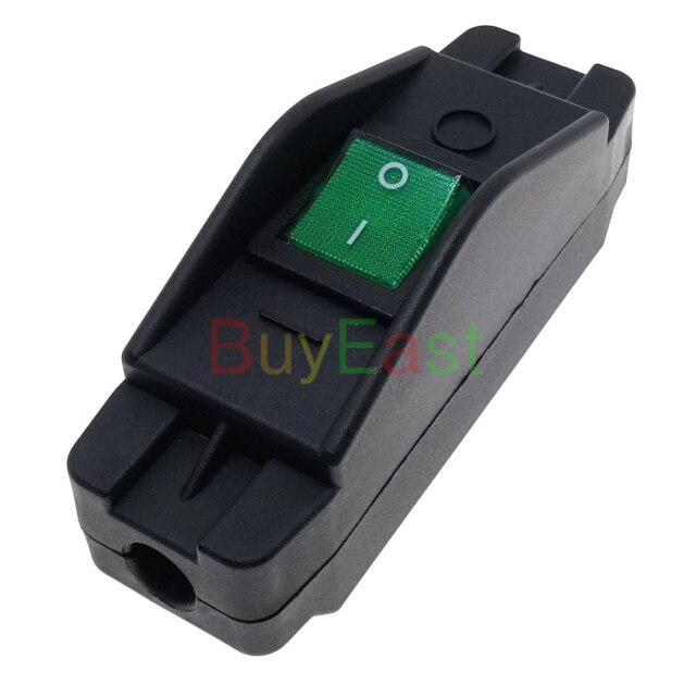 16A Green LED Button