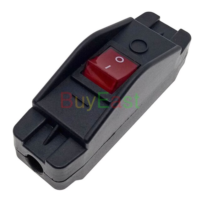16A Red LED Button