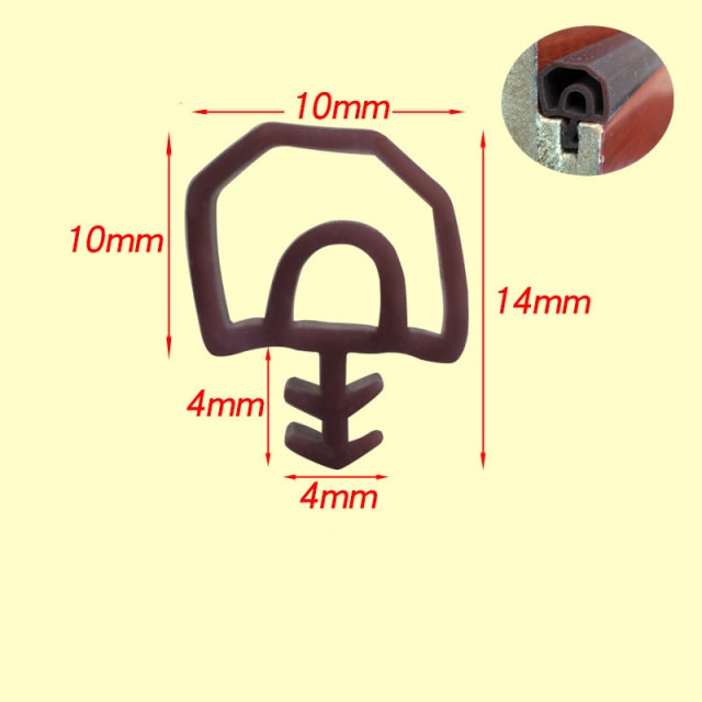 Brown 10x10mm