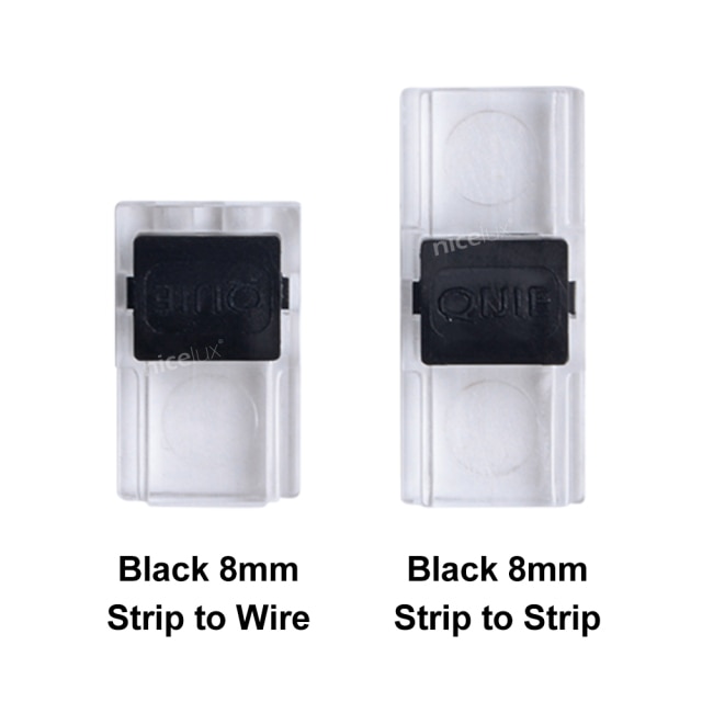 8mm black button