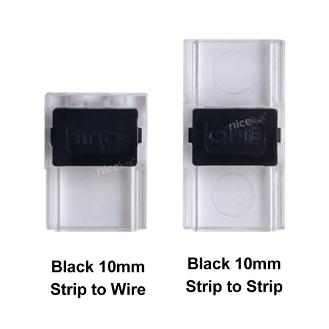 10mm black button