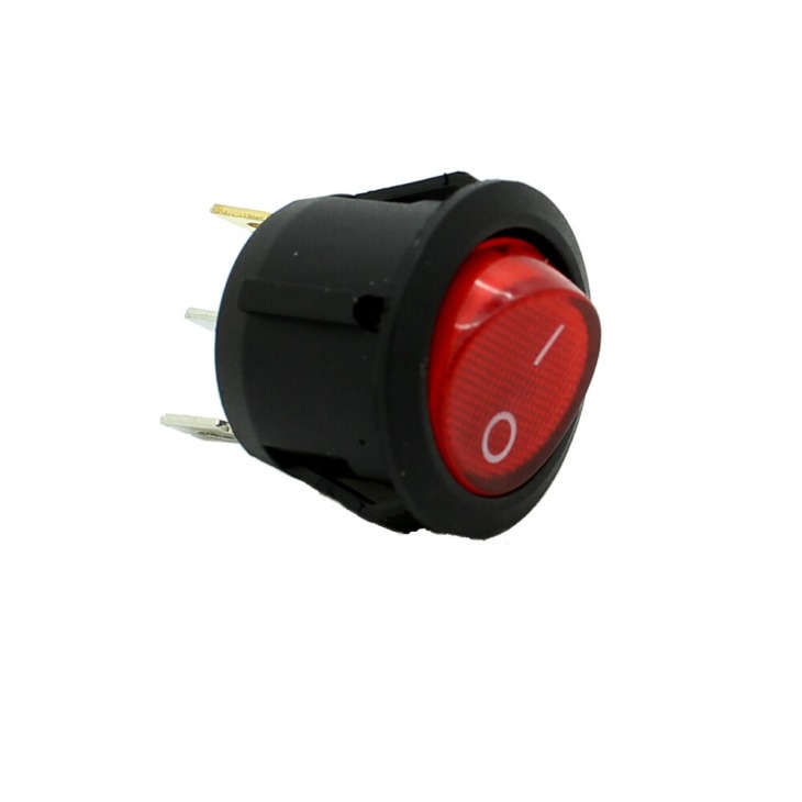 Pactrade Marine Red Dot LED Toggle Switch – SPST On/Off – For Boat, Car, Automotive