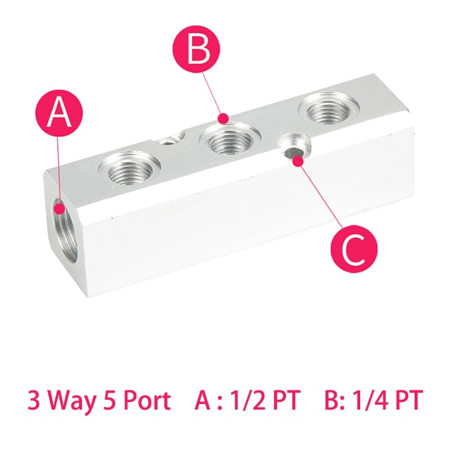 3 Way 5 Port