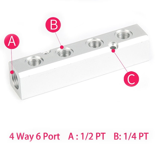 4 Way 6 Port