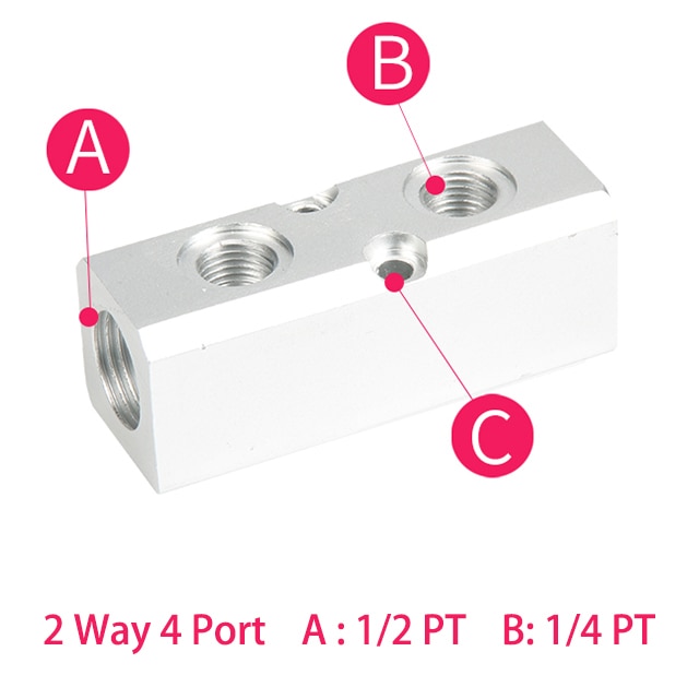 2 Way 4 Port