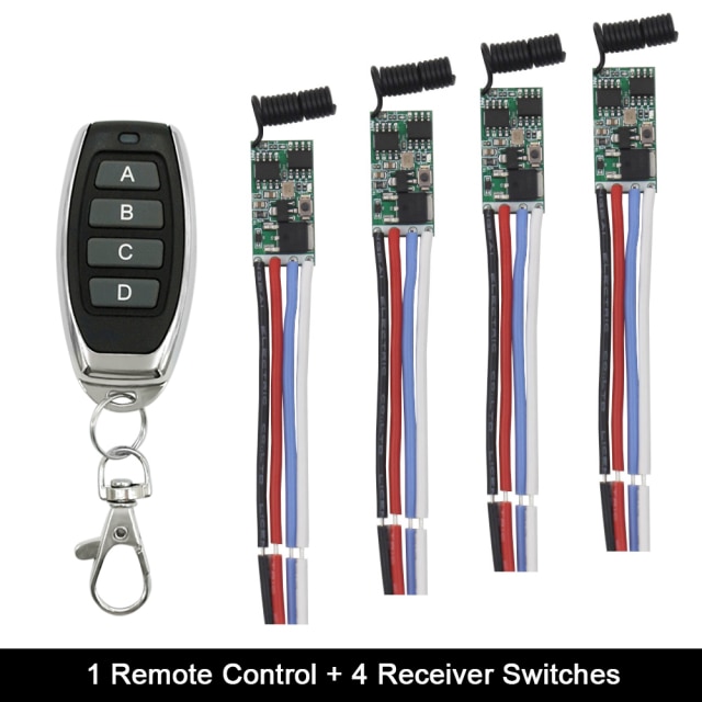 1 RC and 4 Receiver