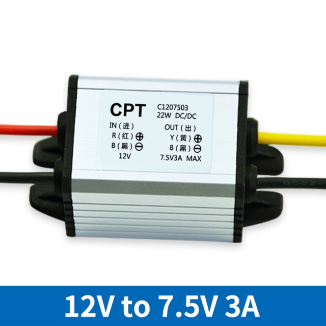 12V to 7.5V 3A