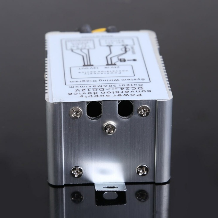 24V12V DcDc Autós Tápegység Inverter Átalakító Konverziós Eszköz 30A