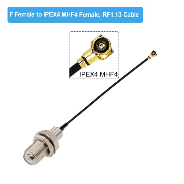 F Female to IPEX4 F