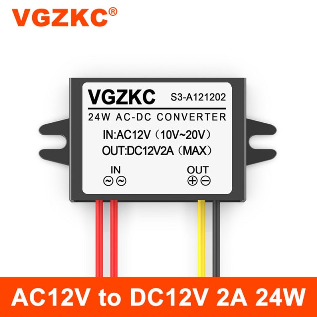 AC12V to DC12V 2A
