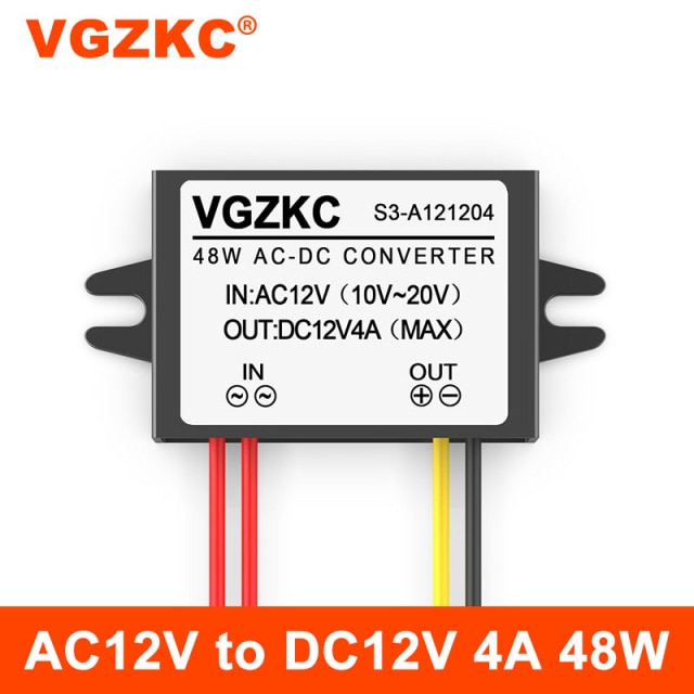 AC12V to DC12V 4A