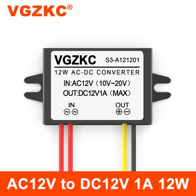 AC12V to DC12V 1A