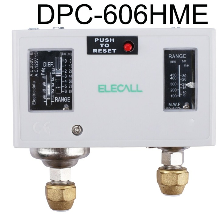 Elecall Mágnesszelep Automatikus Víznyomásvezérlő Kapcsoló Digitális Levegő Víz Folyadékszivattyú Kompresszor Testreszabása Támogatás