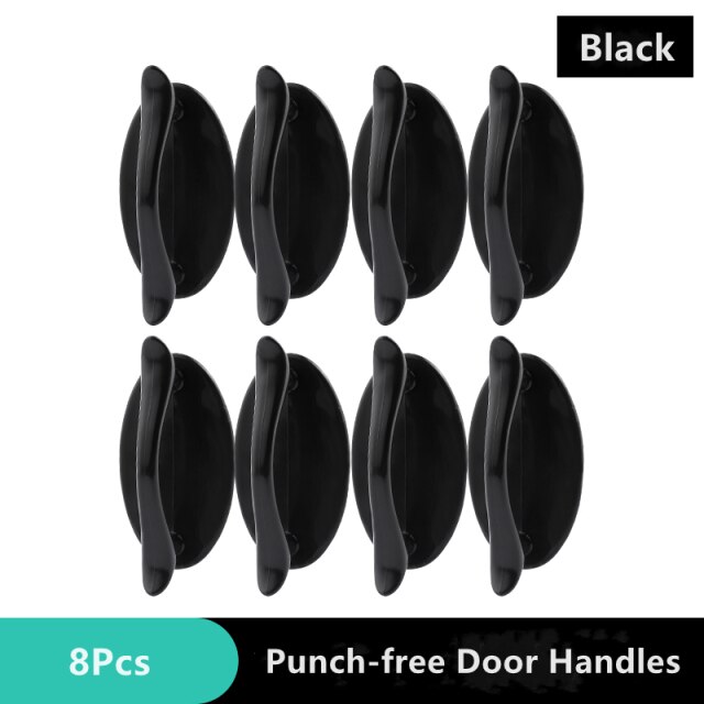 black 8pcs