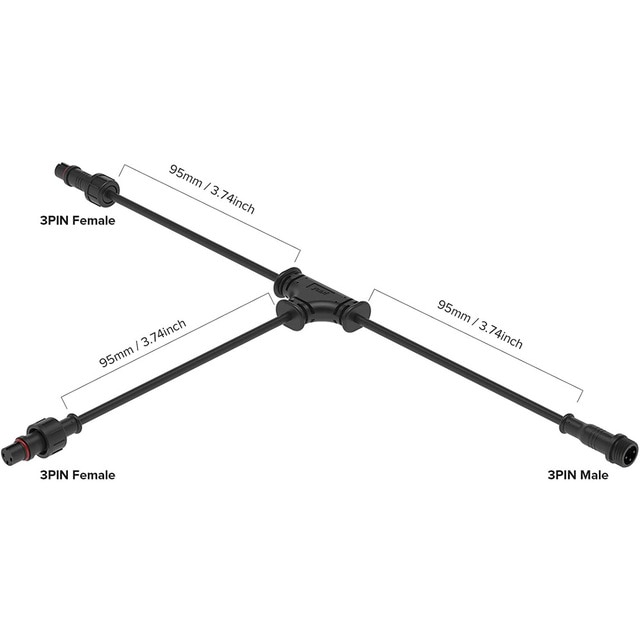 3pin 22AWG 0.3mm2