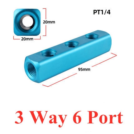 3 Way 6 Port