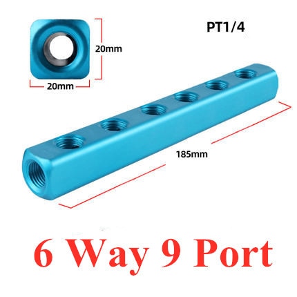6 Way 9 Port