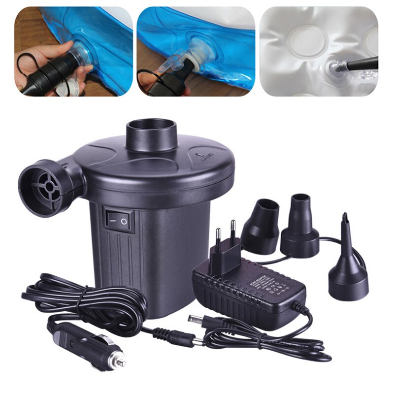 Hordozható Electric Air Pump Swimming Ring Felfújható Gumimatrac Raft ...