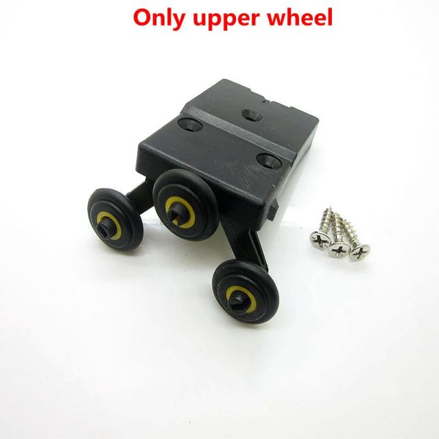 Only upper wheel
