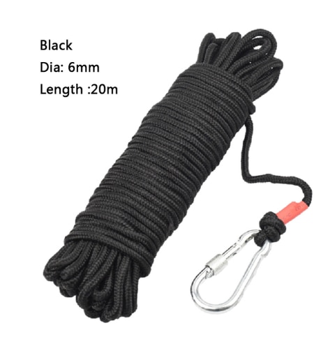 Black 20m rope