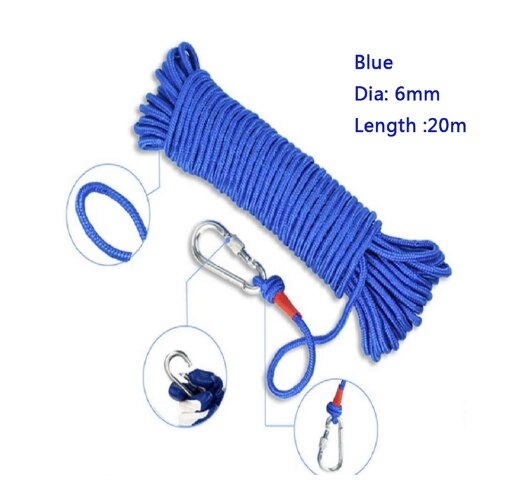 Blue 20m rope