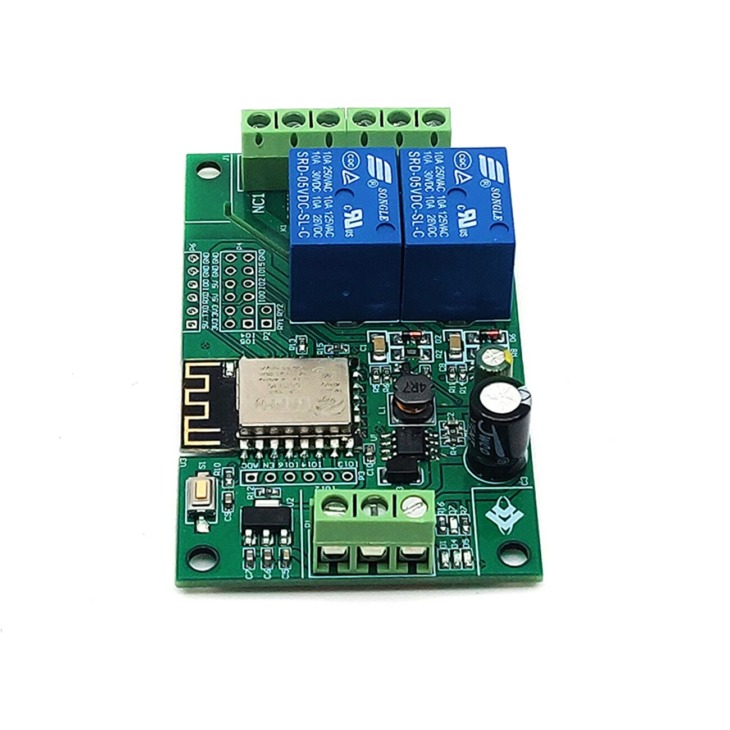 Esp8266 Esp-12F Wifi Ac 250V / Dc 30V 2 Csatornás Relé Modul Vezeték ...