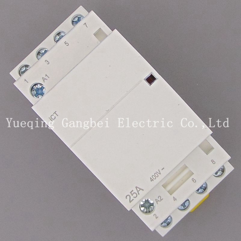 Contacteur AC 4P 4NO 16A 230V - Montage Rail DIN, Pour Installation Domestique, Silencieux