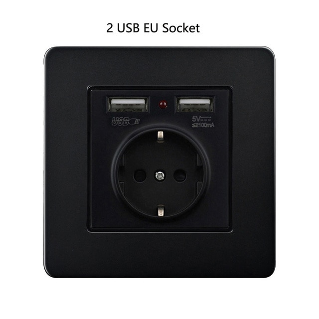2 USB EU Socket