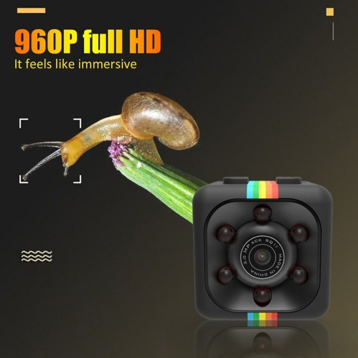 Sq11 Mini Micro Hd Kamera Dice Videó Éjjellátó Hd 1080P 960P Videokamera Mozgásérzékelő Kamera Figyeli Wifi Remote