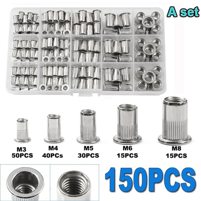 150PCS Rivet Nuts