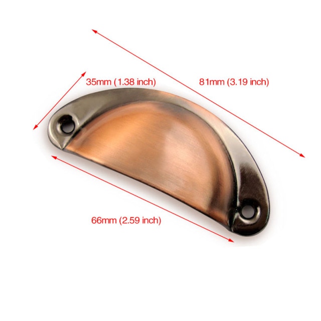 brushed red bronze
