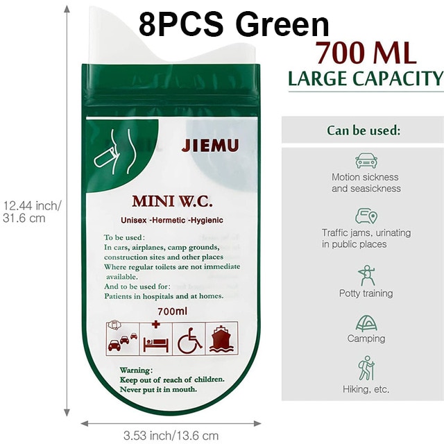 8Pcs Green