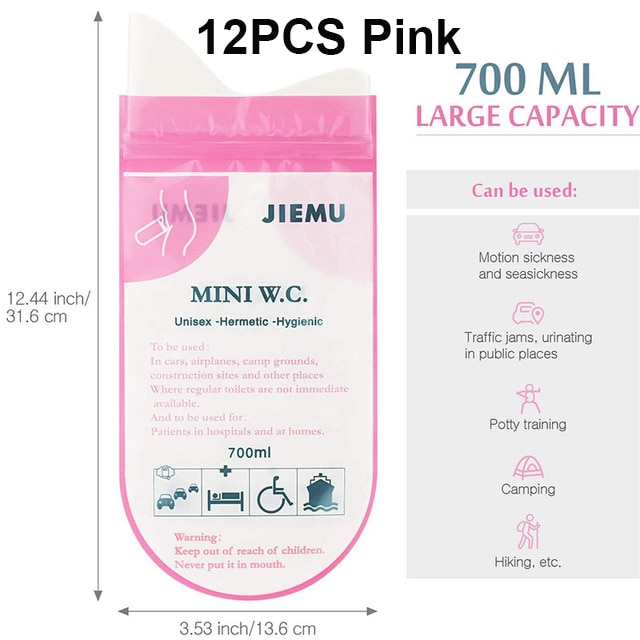 12Pcs Pink